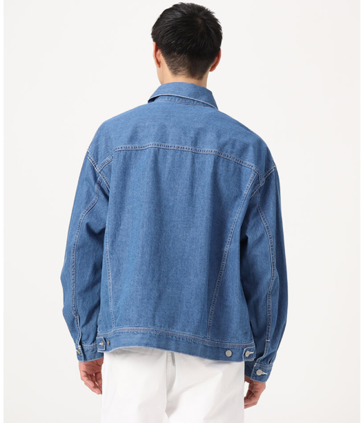CHUMS Men’s Beaver Oversized Jean Jacket – Light Indigo | Relaxed-Fit Denim Outerwear JUN25