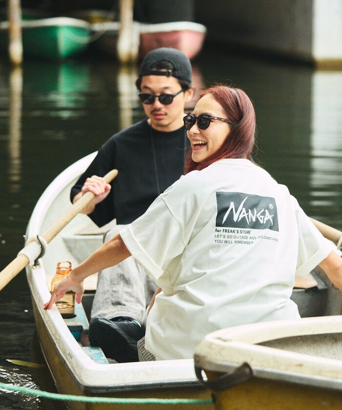 『代購+ 現貨商品』2025SS FREAK'S STORE NANGA 聯名 別注 刺繡 ECO HYBRID LOGO TEE 短T 現貨 1482328800037