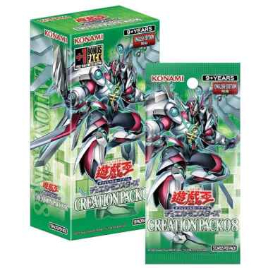亞洲英文版遊戲王原盒-CREATION PACK 08