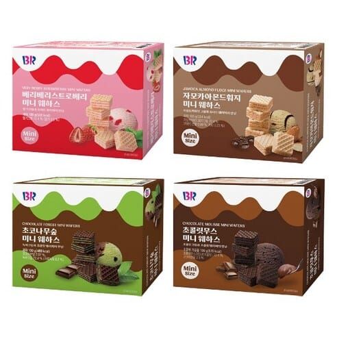 韓國 BR Mini 威化夾心餅 100g (K6 P699)