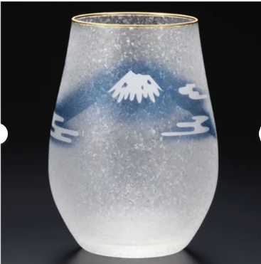 日本富士月兔玻璃杯 (日本製)