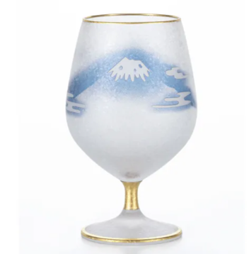 日本富士月兔玻璃杯 (日本製)