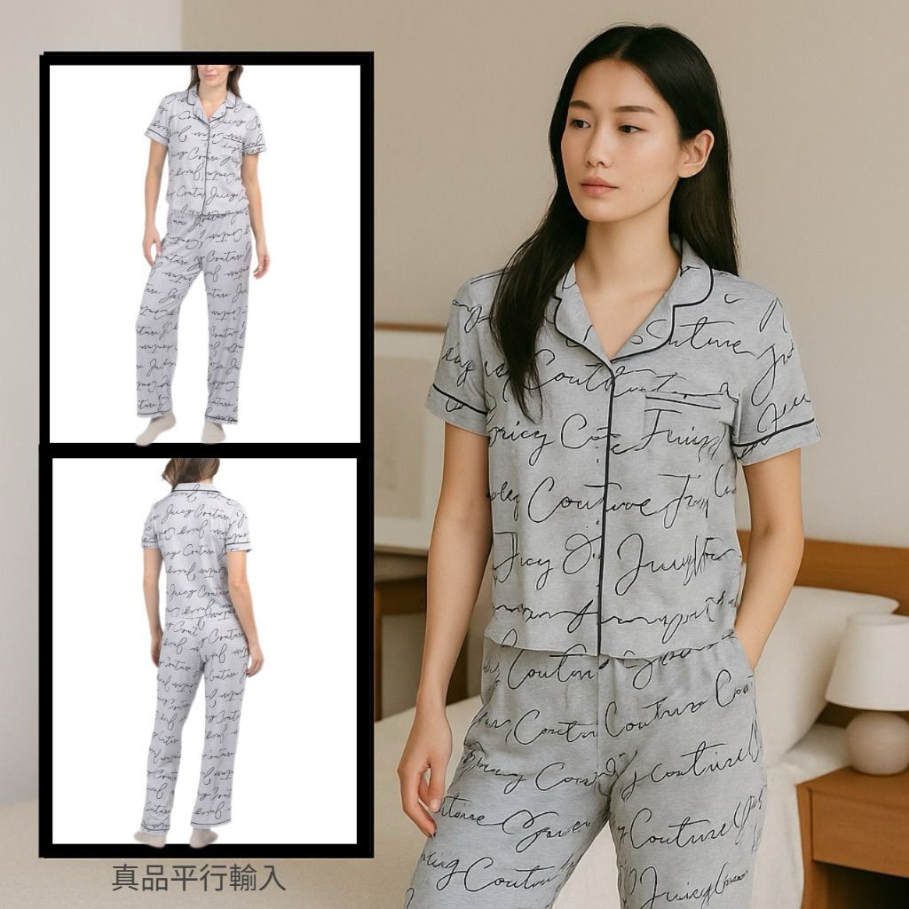 【預購】JUICY COUTURE Script G061301 女裝短袖家居服套裝