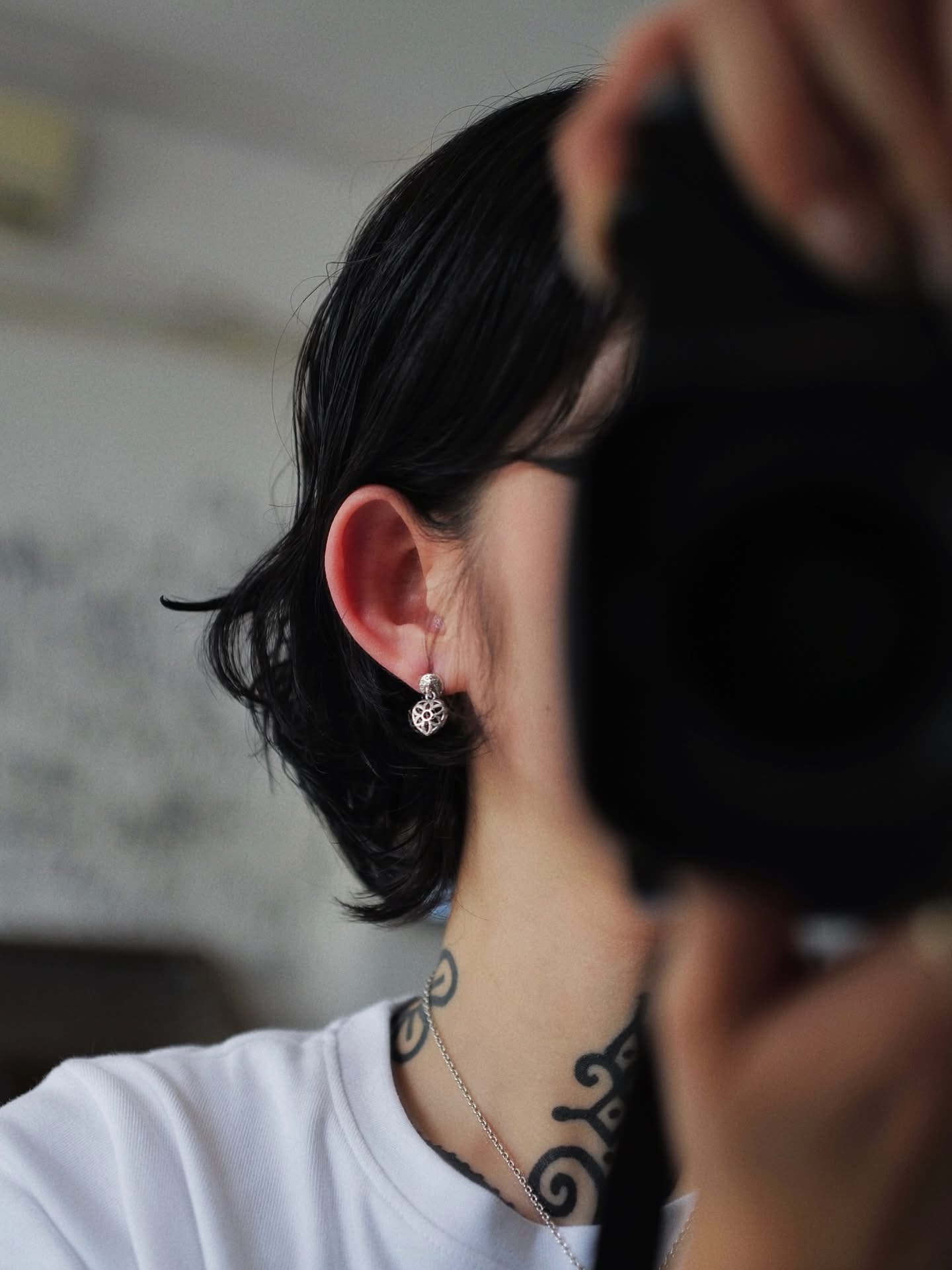 Love Ya To Pieces Earring | Rosette Heart