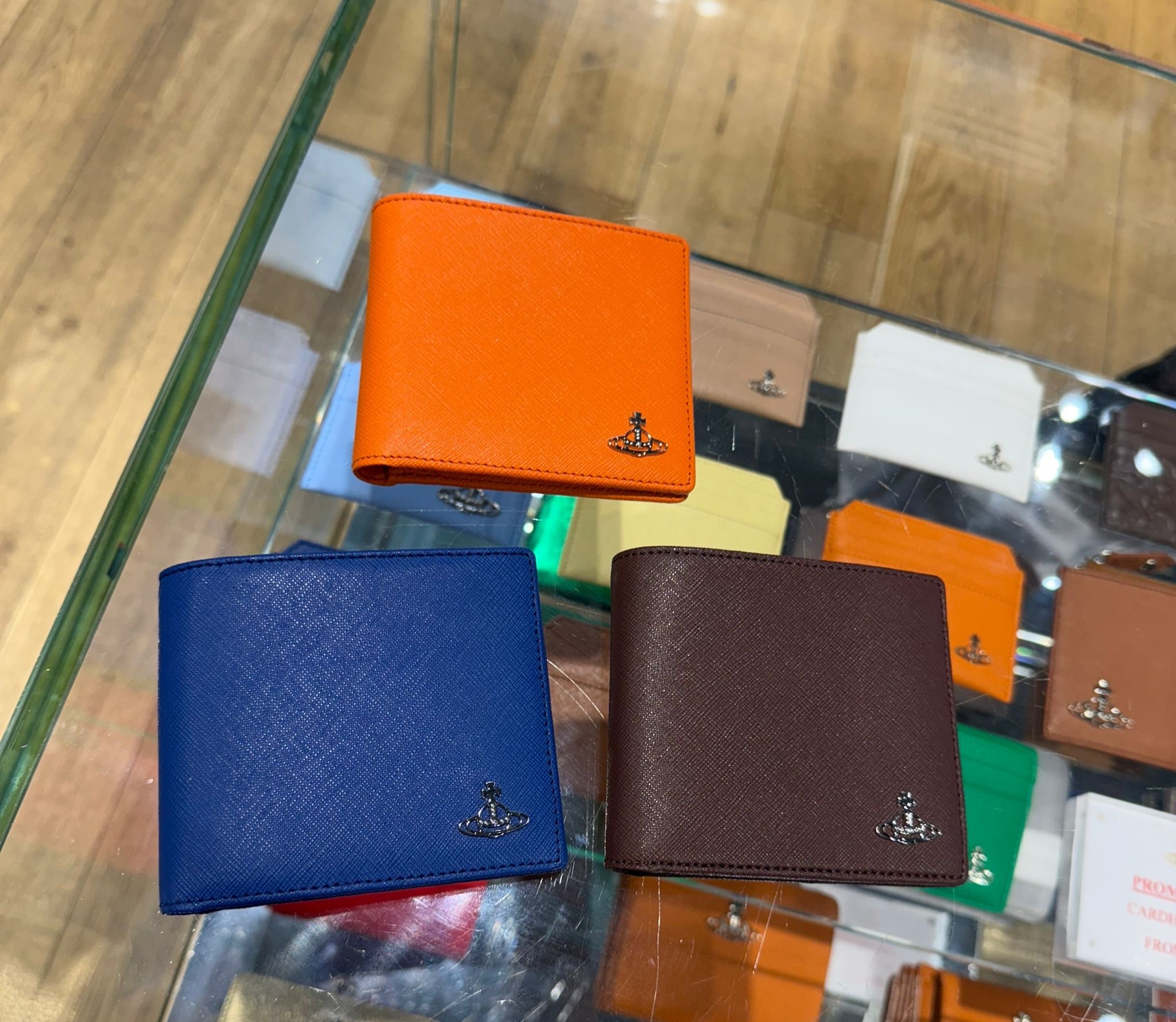 Vivienne Westwood Billfold men wallets in 3 colors