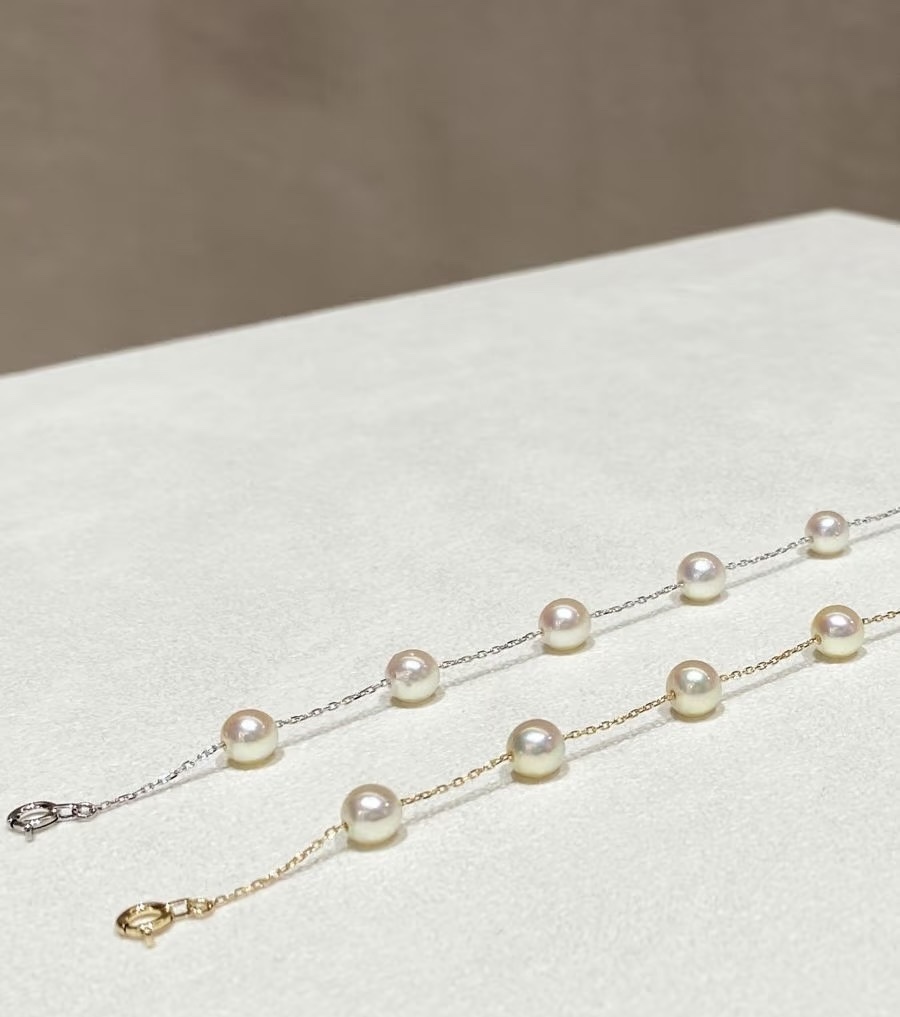 【現貨】LL061205 S925銀手鏈 鍍金18K配件+淡水珍珠 (SGB0230001)