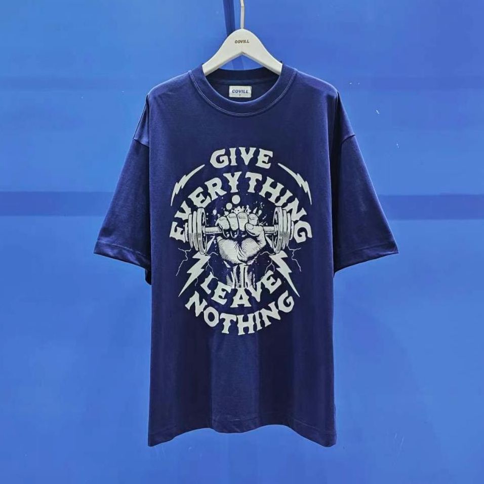 OverSize英文字圖案短袖Tee COVILL-199T