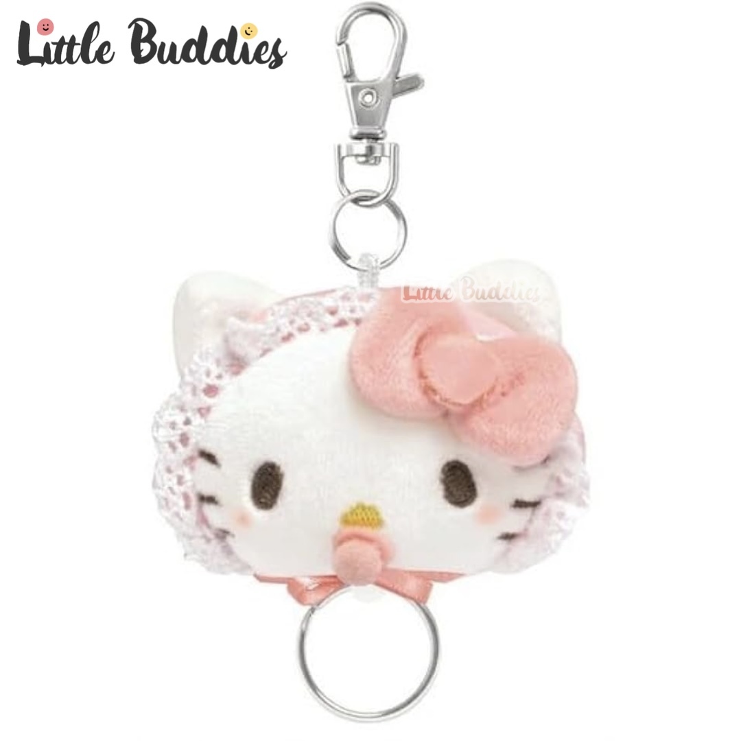 日本 Sanrio 奶嘴BB頭伸縮公仔匙扣