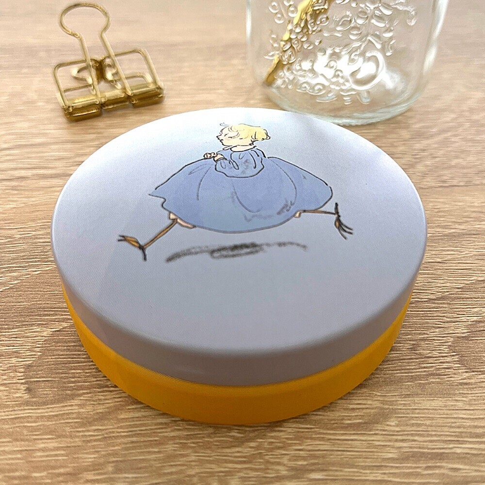 小鳥與女孩 鐵盒罐裡的備忘錄 50枚便條紙｜日本Kurahashirei