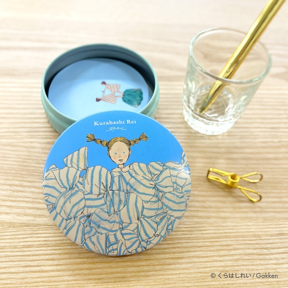 糖果與女孩 鐵盒罐裡的備忘錄 50枚便條紙｜日本Kurahashirei