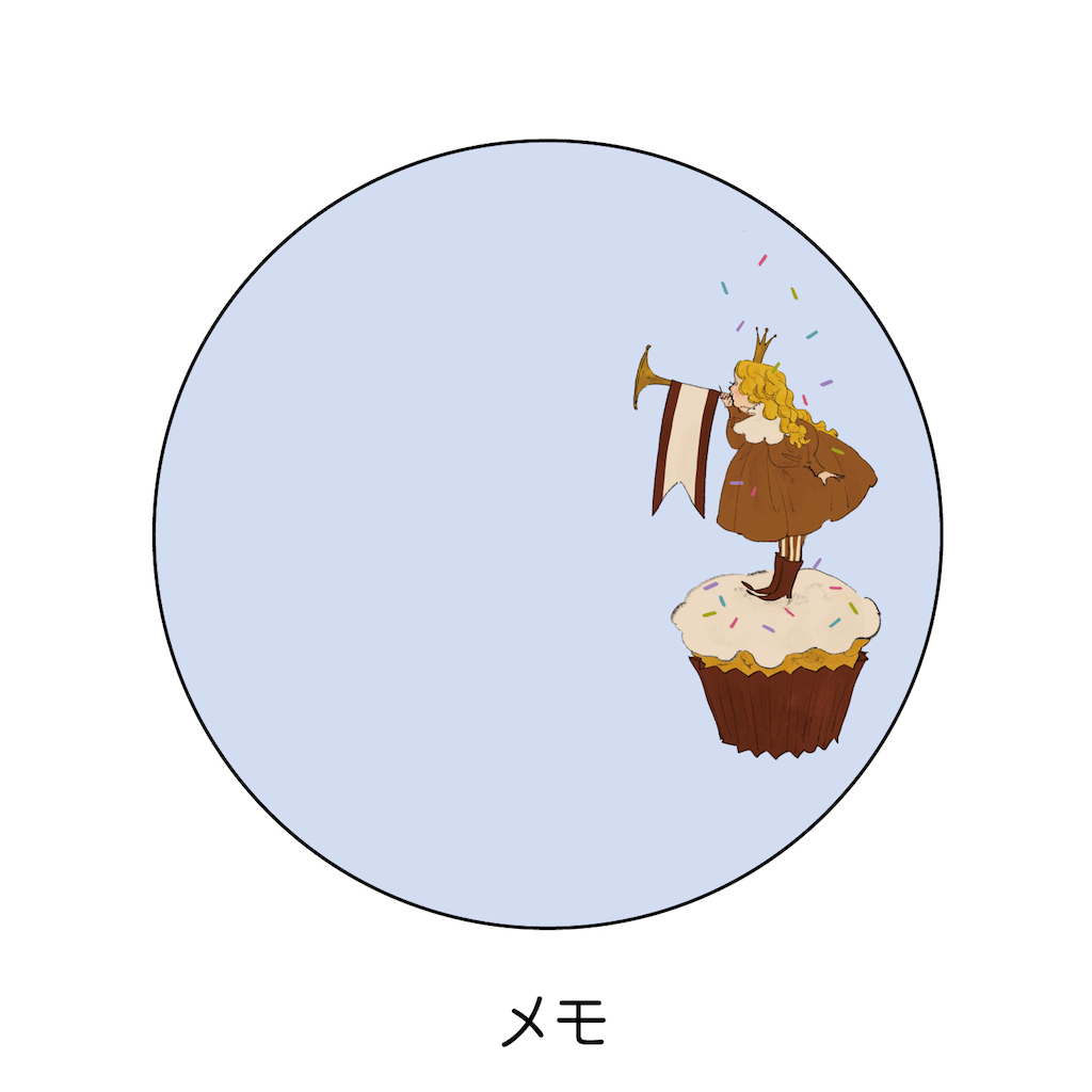 杯子蛋糕與女孩 鐵盒罐裡的備忘錄 50枚便條紙｜日本Kurahashirei