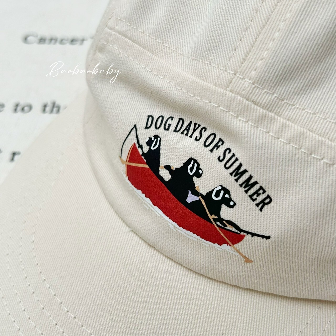 狗狗夏日泛舟帽