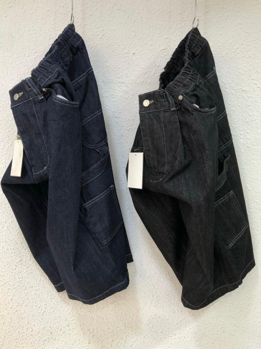 淨色牛仔短褲 P3106