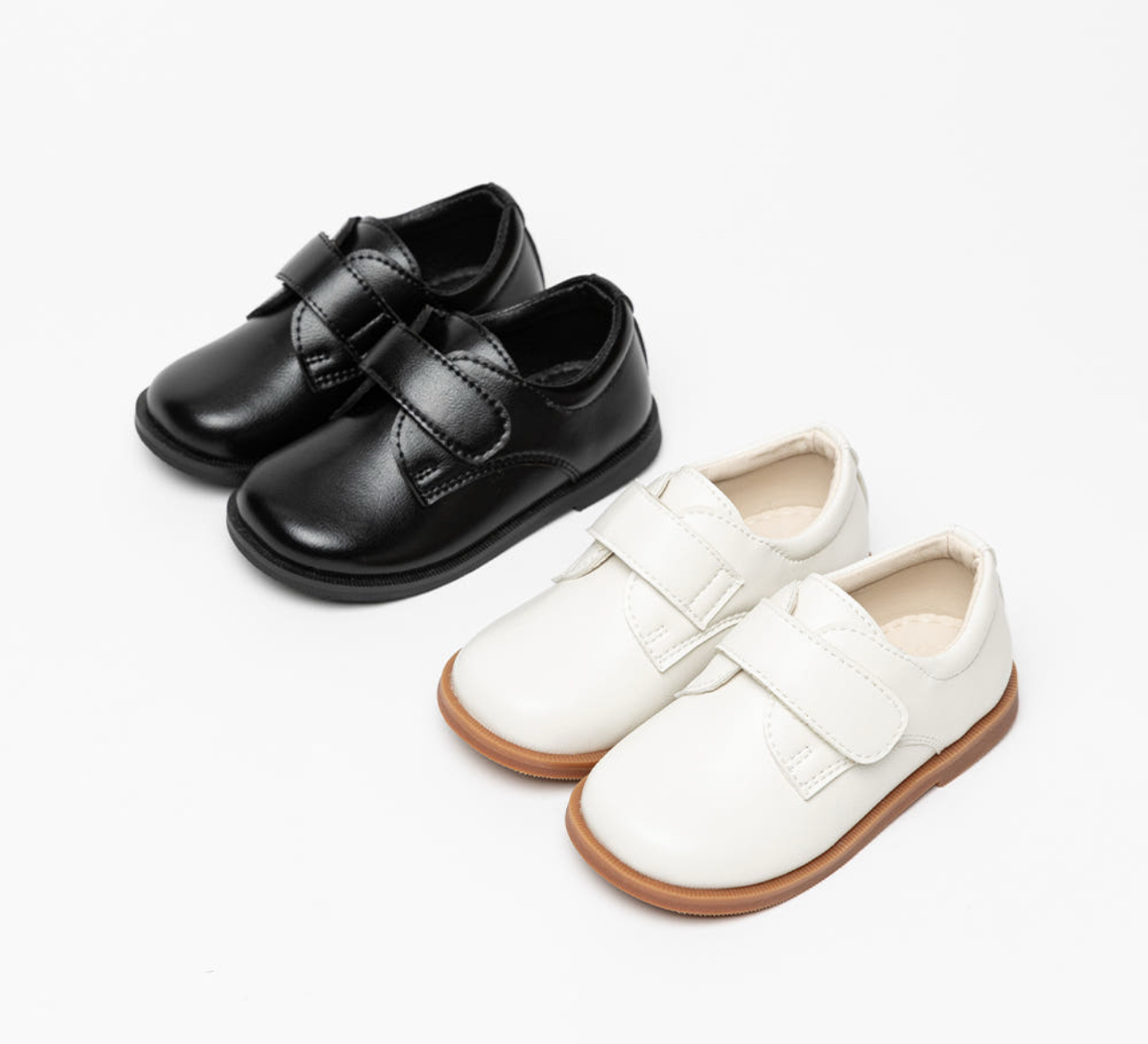La Stella Formal Velcro Girls Boys Kids Loafers