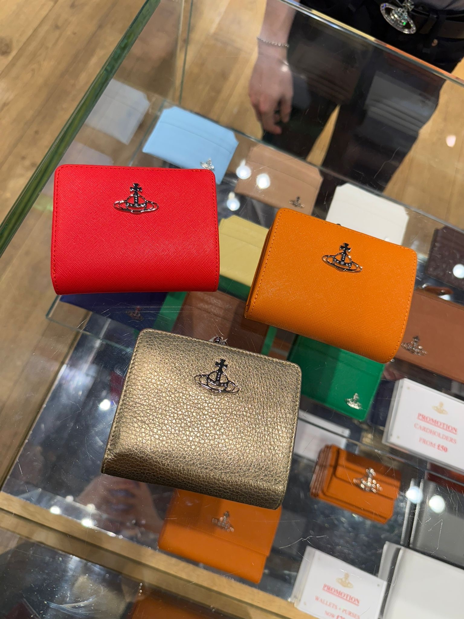 Vivienne Westwood coin pocket small wallets in 3 colors