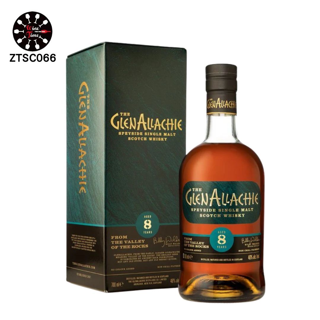 GlenAllachie 8 Year Old Single Malt Whisky (700ml禮盒裝)