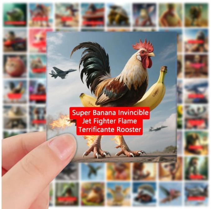 外国山海经抽象沙雕贴纸 A款（60张）