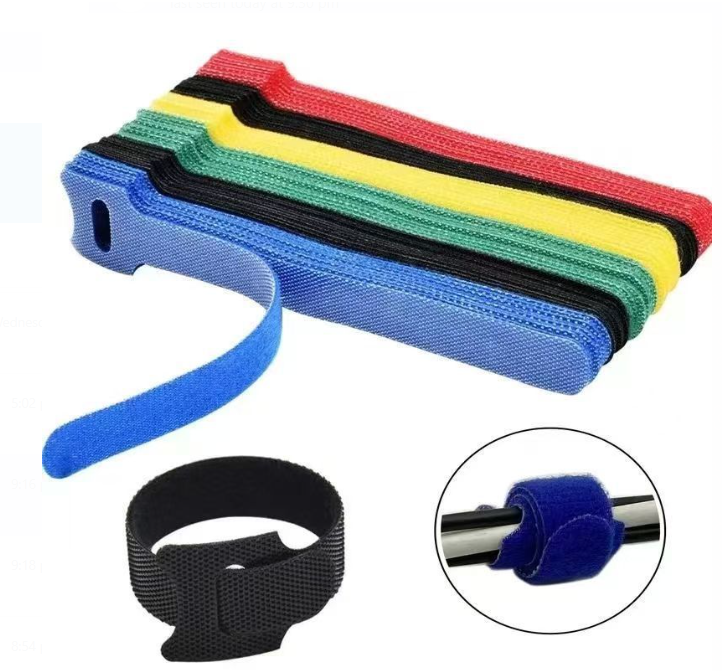 彩色魔术贴捆绑贴 1套5色 25条