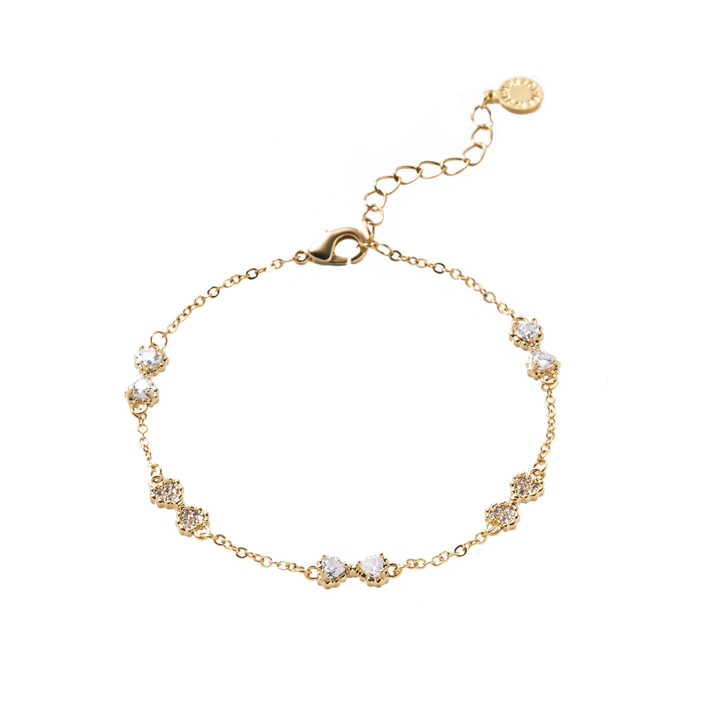 平價飾品,蝴蝶結,鋯石,手鍊