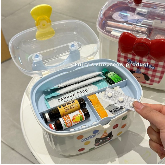 可爱药盒多功能医药箱大容量