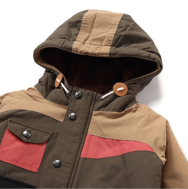 CHUMS Kid's Camping Boa Parka Medium to Large Kids Fleece Style Jacket Green JUN25