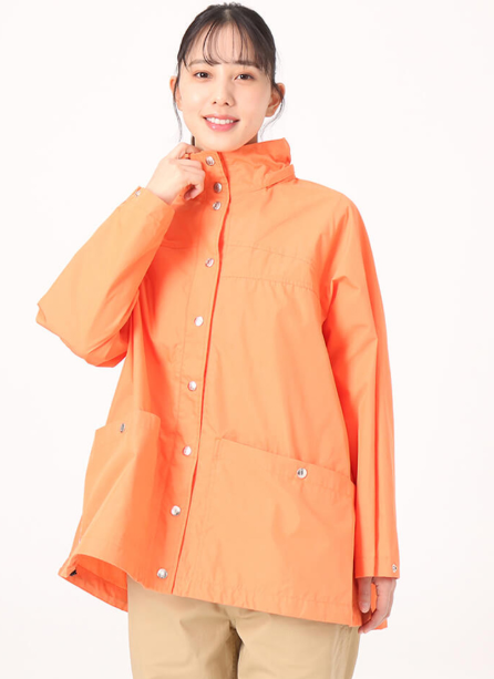 CHUMS Women's A-Line Camping Parka Light Jacket /Orange /  Lightweight / JUN25