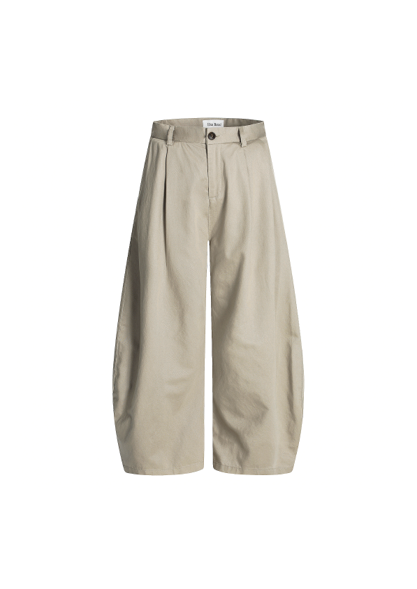 - SIMPLEACTION - 美式復古淺卡彎刀牛仔褲