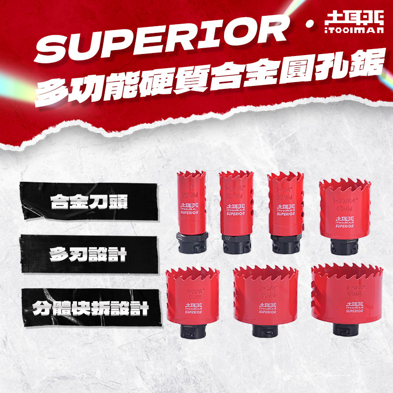 土耳門x宅水電｜硬質合金多功能圓孔鋸 TCTHS