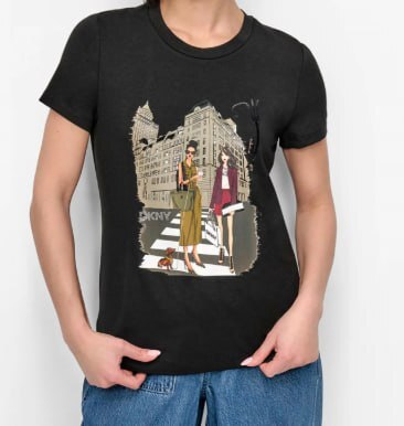 [S] DKNY BLACK 5TH AVE CONVERSATIONAL, P5DHAWNA-BLK (SD1454)