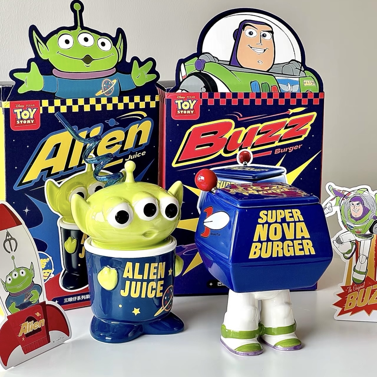 迪士尼 DISNEY 造型 馬克杯 玩具總動員 巴斯光年 三眼怪 /預購