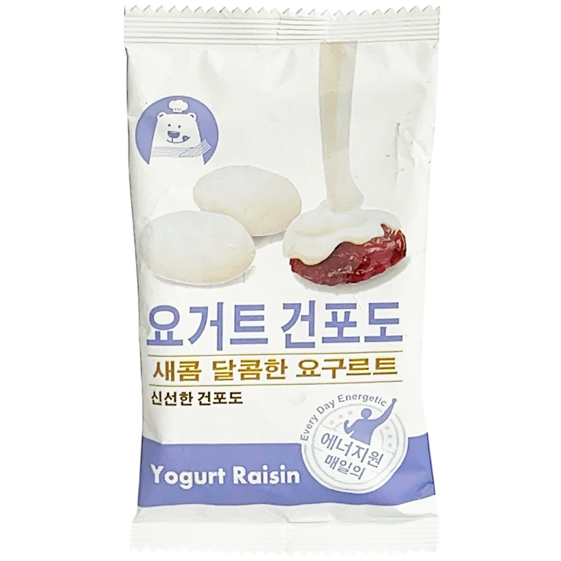 白熊牌 韓式 優格 葡萄乾 20g