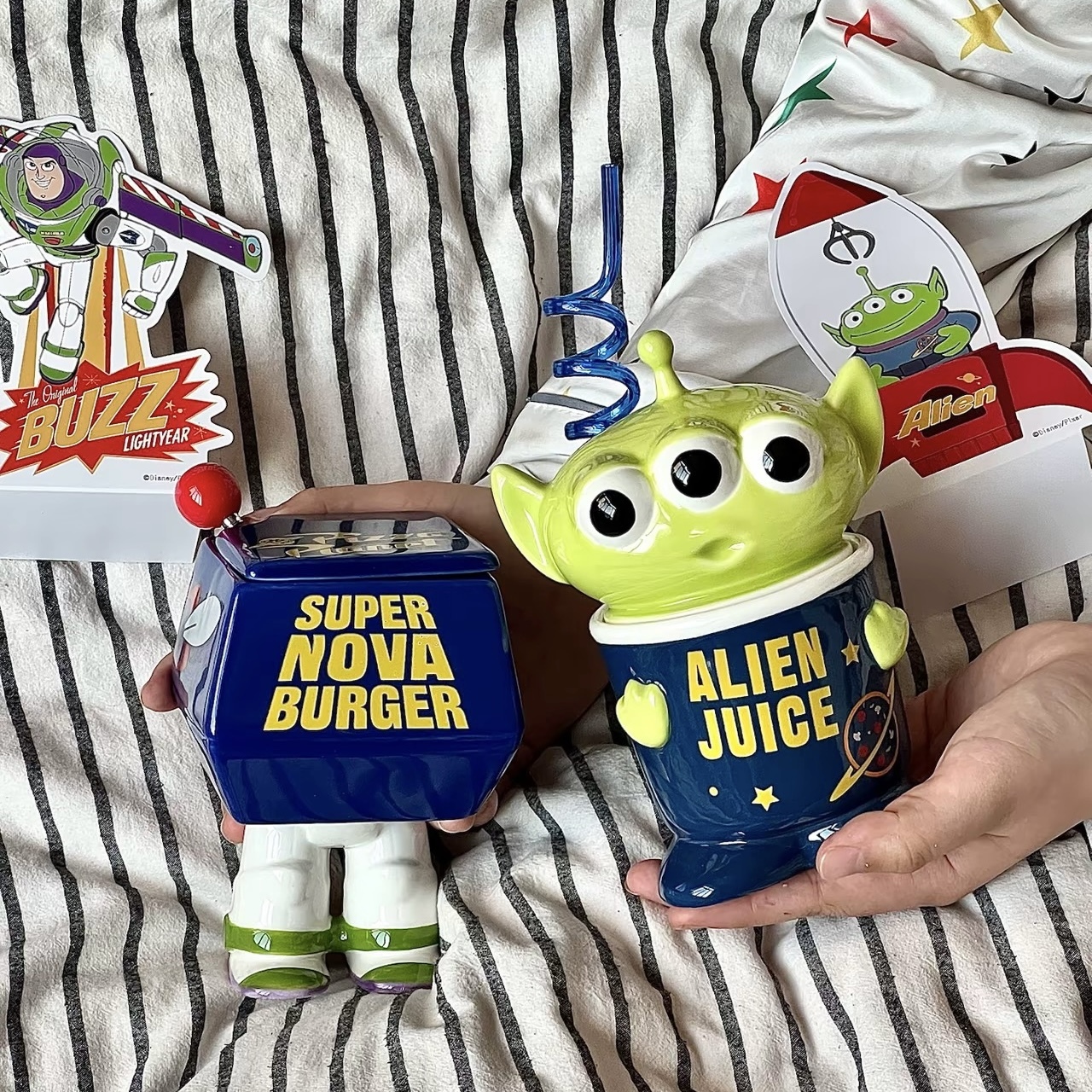 迪士尼 DISNEY 造型 馬克杯 玩具總動員 巴斯光年 三眼怪 /預購