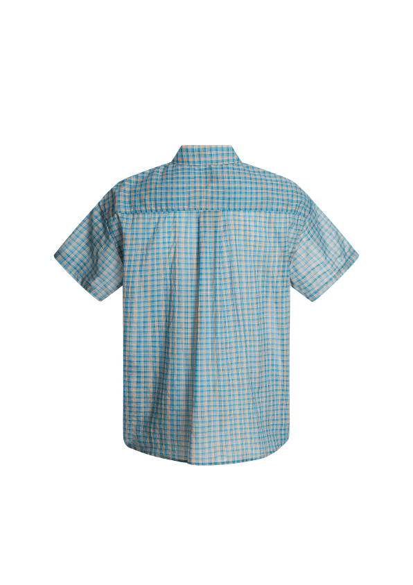 SIMPLEACTION - 美式復古短板格紋襯衫