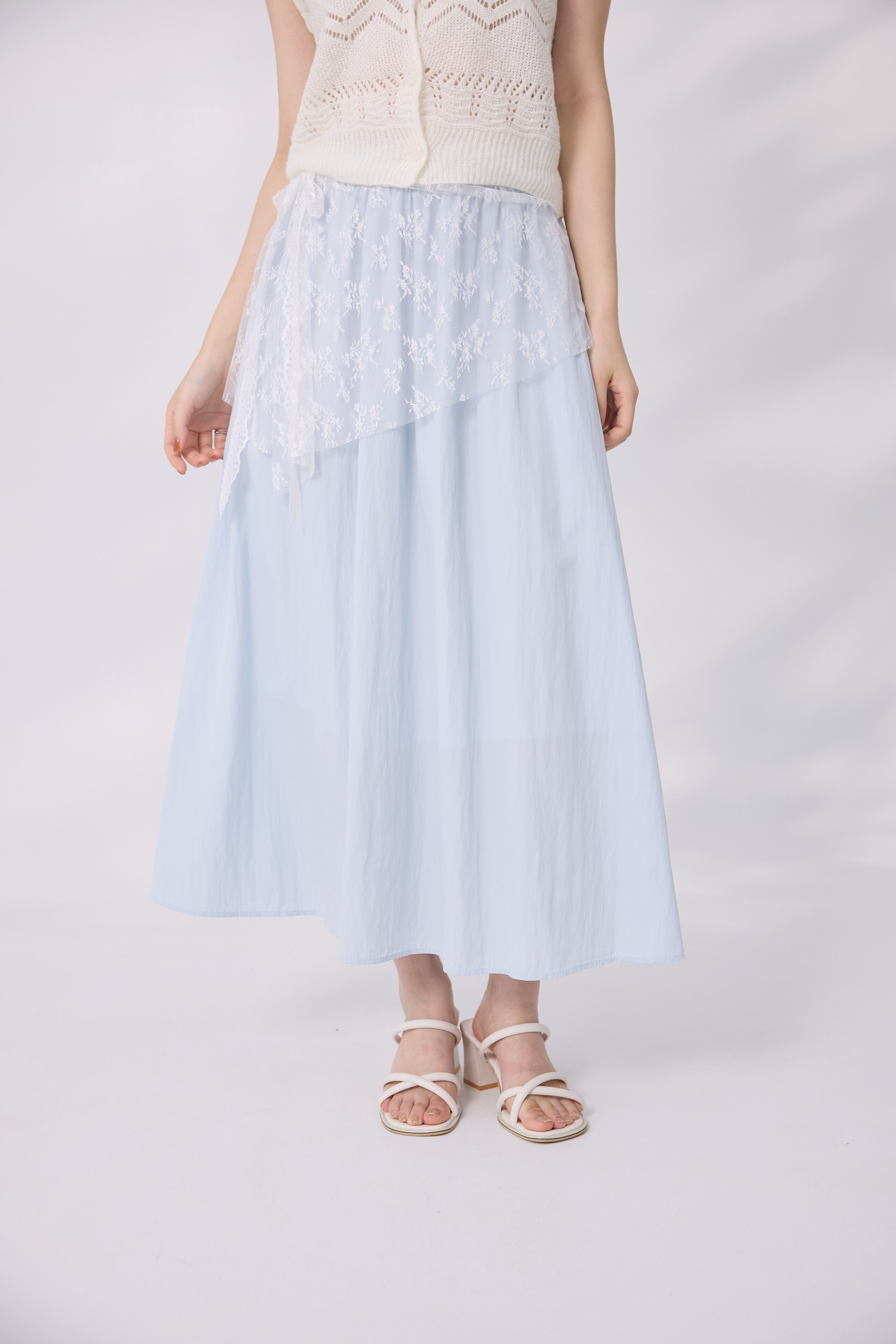 法朵Fado shop｜ 附蕾絲屁簾 + 長裙 (兩件套) 4733022