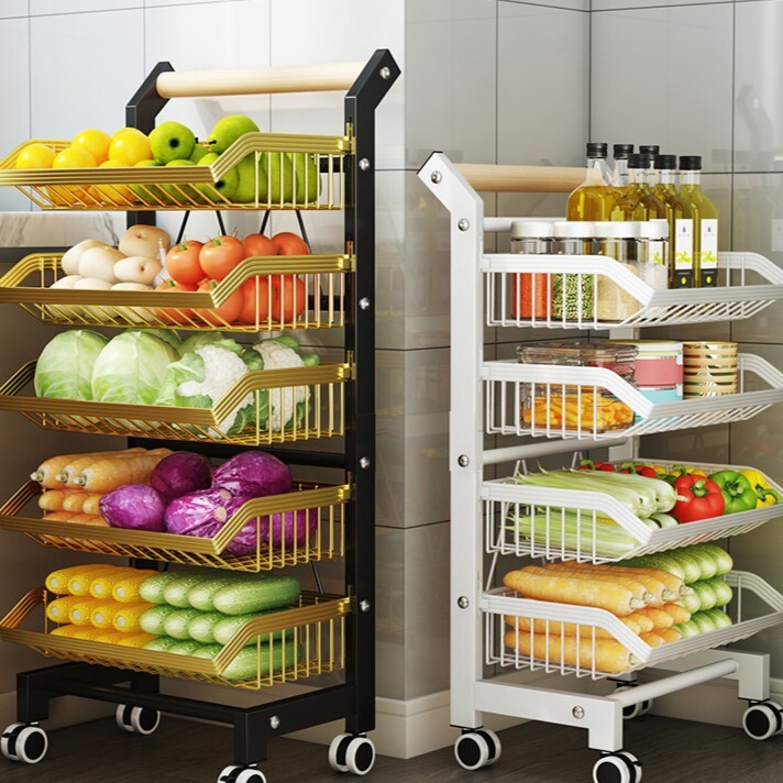 《3628》居家可移動鐵製置物推車