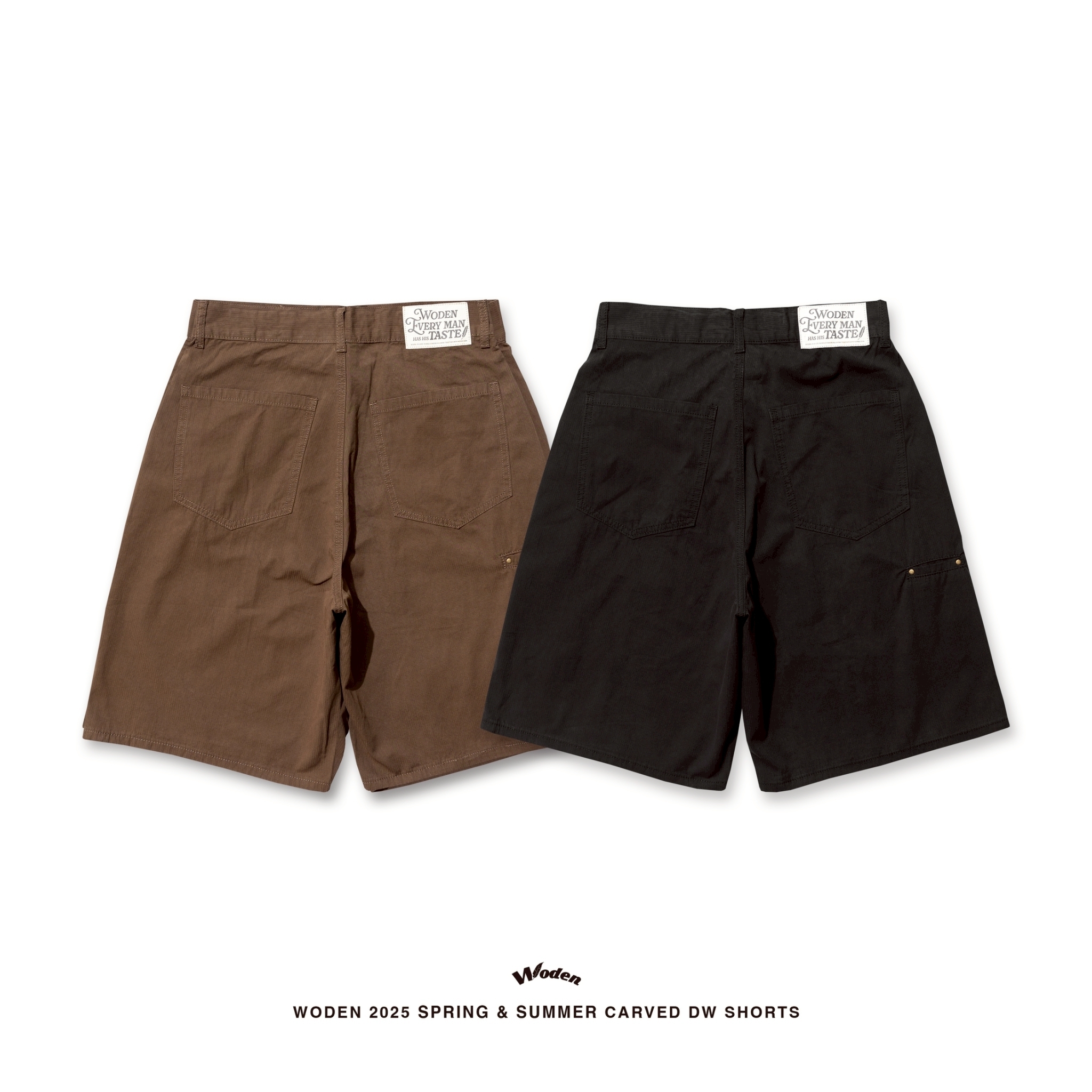 WODEN 2025 Spring & Summer 042 Carved DW Shorts