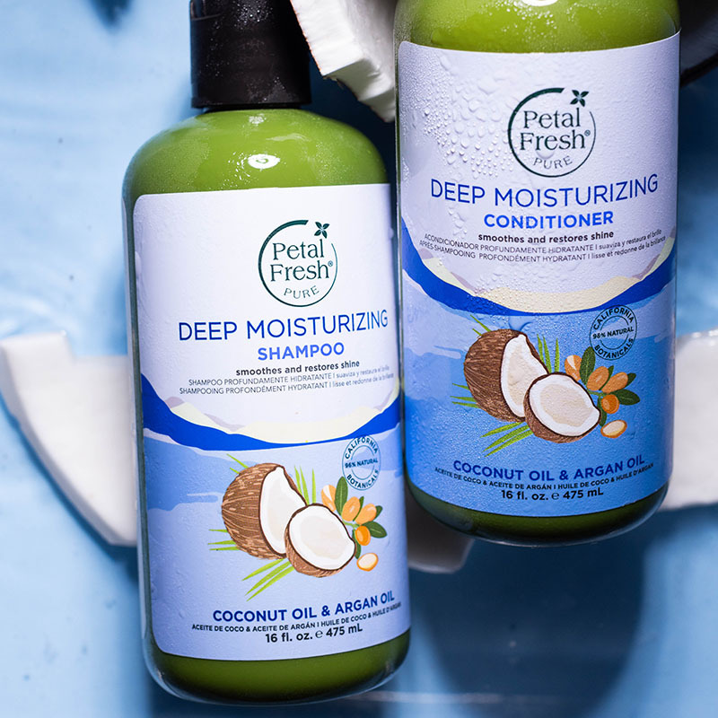 Petal Fresh PURE 椰子和摩洛哥堅果油滋養順滑有機洗髮液【PF72454】