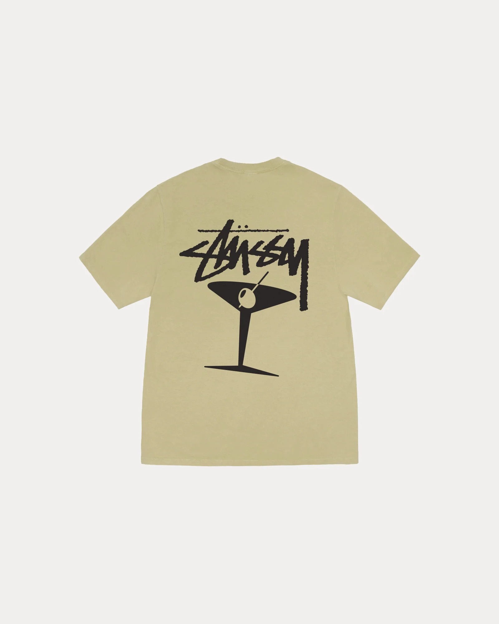Stüssy MARTINI TEE PIGMENT DYED 雞尾酒短T 4色