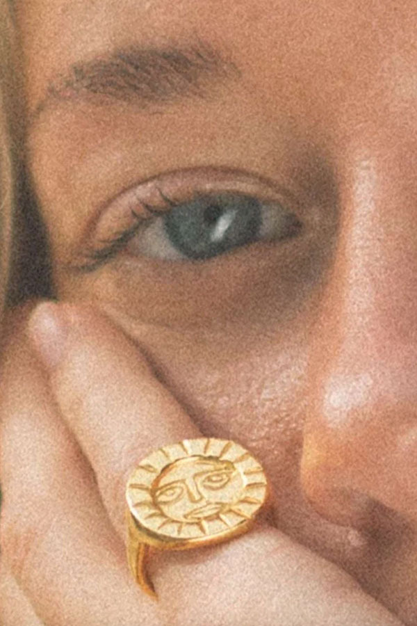 RAUW JEWELRY - SUN 24K金戒指