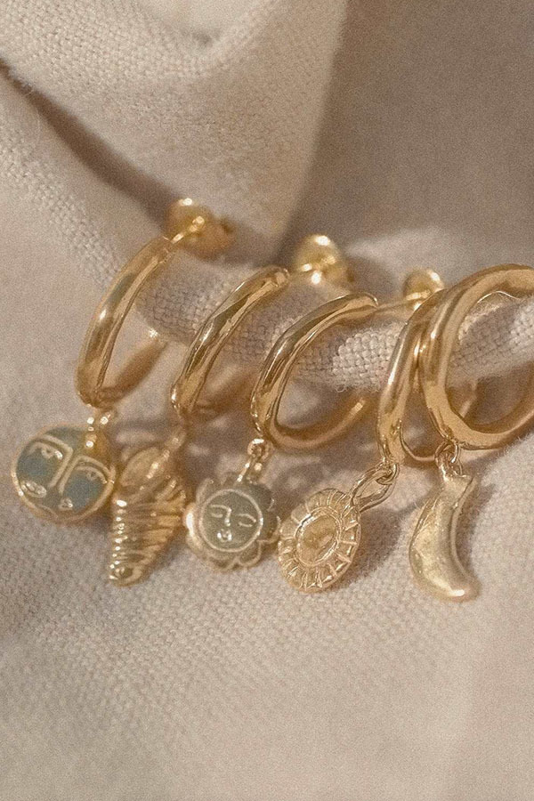 RAUW JEWELRY - NOSTALGIA 24K金耳環