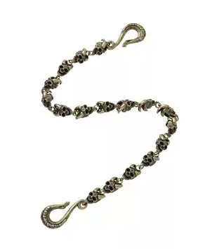 REGEN ZONE 25ss「重磅做舊羊角骷髏Karma（Goats）褲鏈