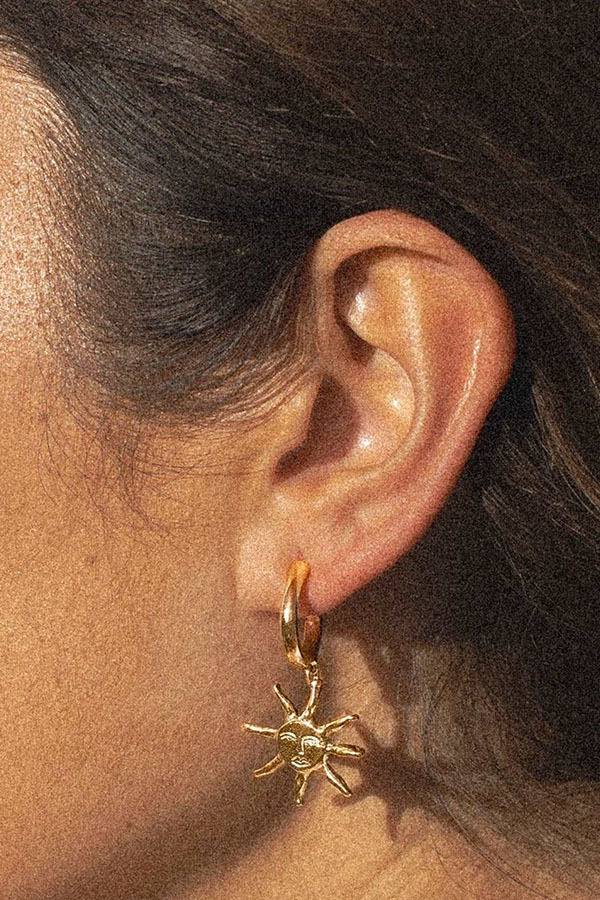 RAUW JEWELRY - SOLEILSEEKER 24K金耳環