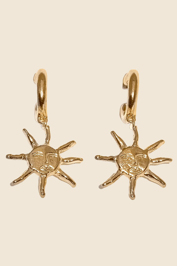 RAUW JEWELRY - SOLEILSEEKER 24K金耳環