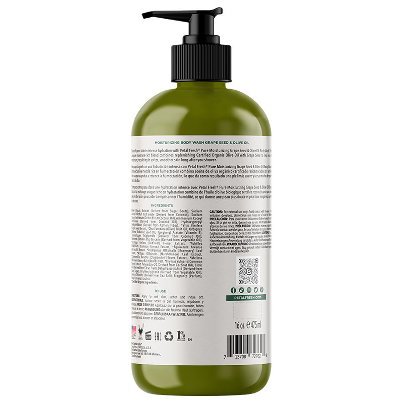 Petal Fresh PURE 葡萄籽橄欖油滋潤緊緻有機沐浴露【PF72762】
