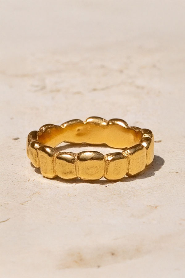 RAUW JEWELRY - PEBBLE 24K金戒指