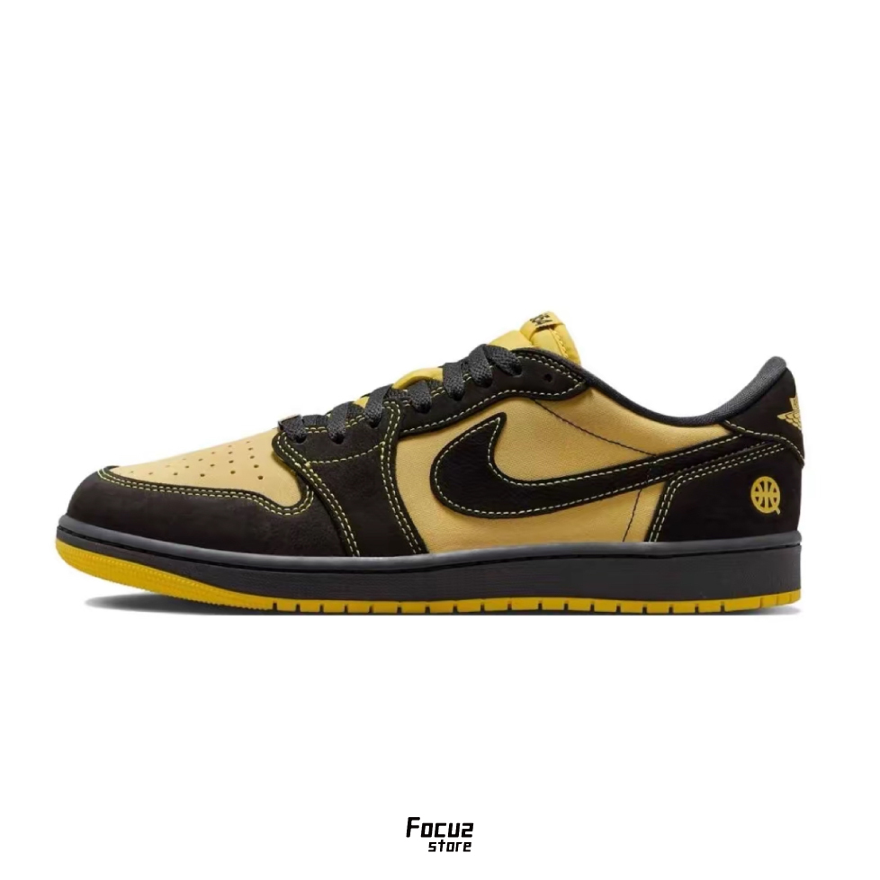 【Focus Store】預購 Quai 54 x Nike Air Jordan 1 Retro Low OG "Black Yellow" 黑黃 IB8836-007