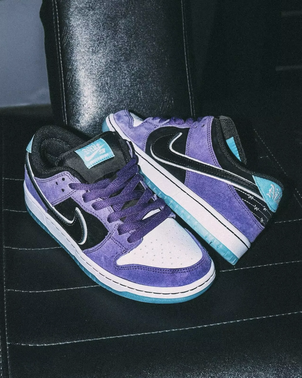 Hayley Wilson x Nike SB Dunk Pro "Black and Court Purple" 黑葡萄 黑紫白 麂皮 聯名