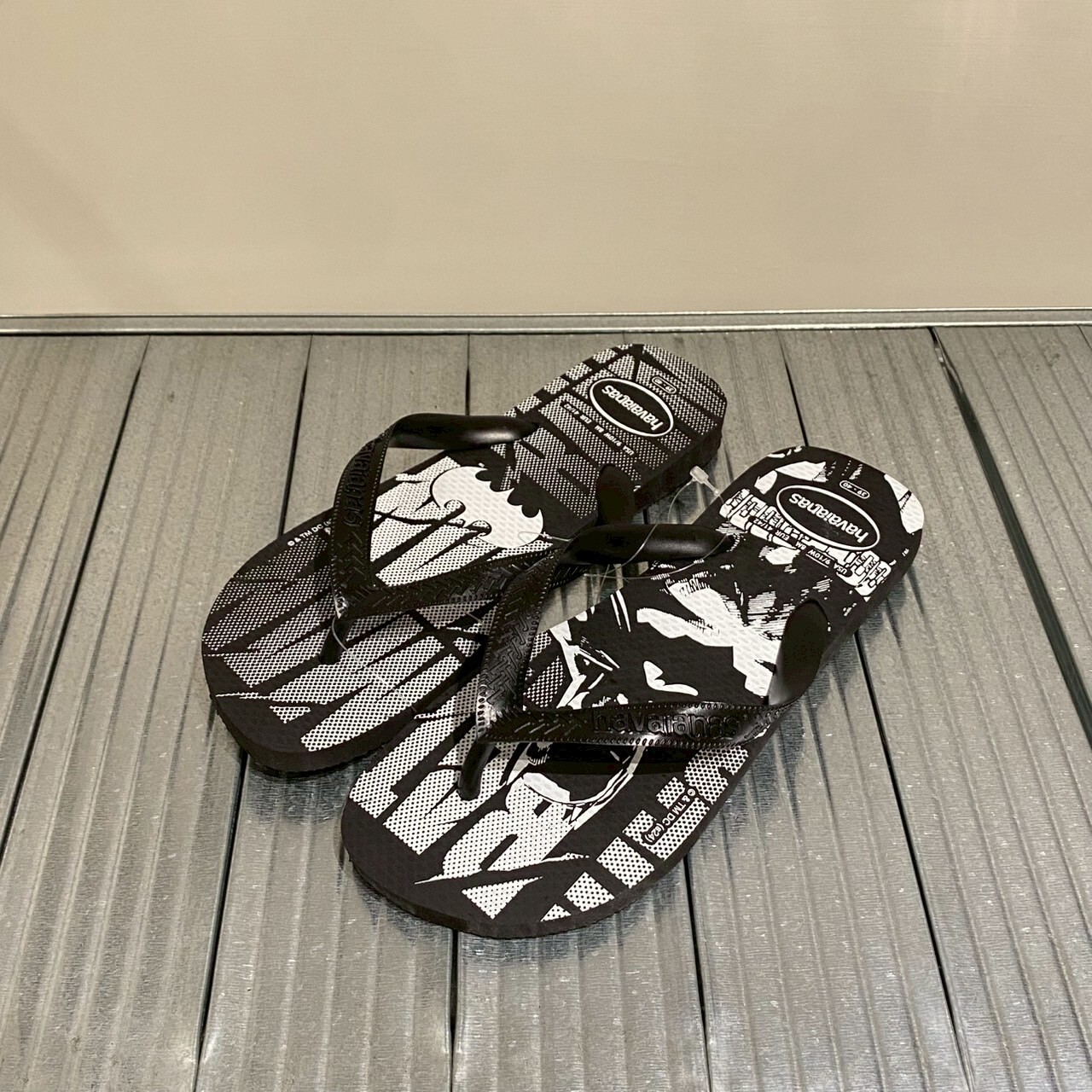 Havaianas 哈瓦仕 拖鞋 男女鞋 DC漫威 蝙蝠俠 Top Dc Logomania 4149823-0090U