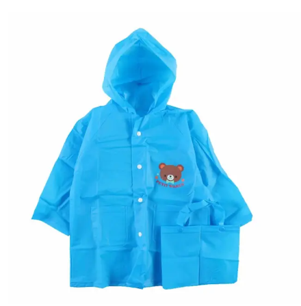 日本直送 幼兒雨衣 藍色 -95碼