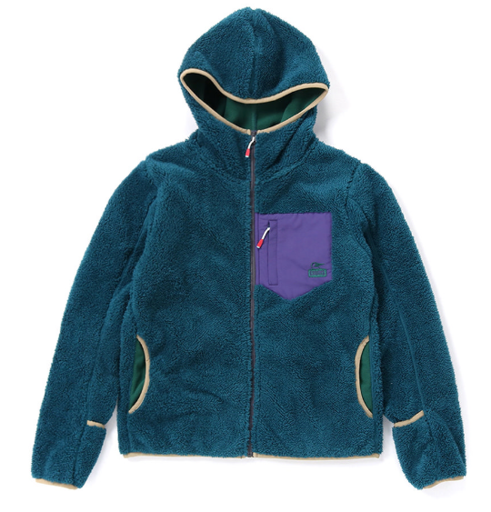 CHUMS Men's Bonding Fleece Insulated Jacket - Dark Teal | JUN25